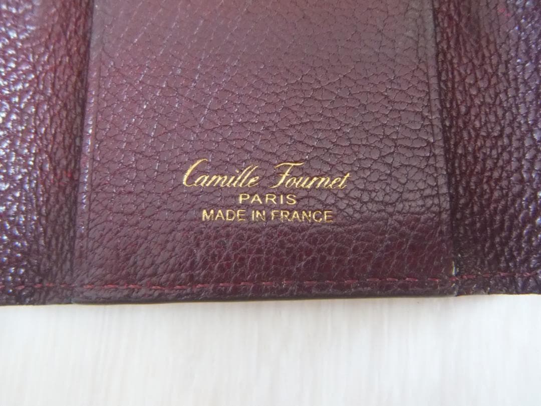 ★カミーユフォルネ★Camille Fournet　4連キーケース　ボルドー色