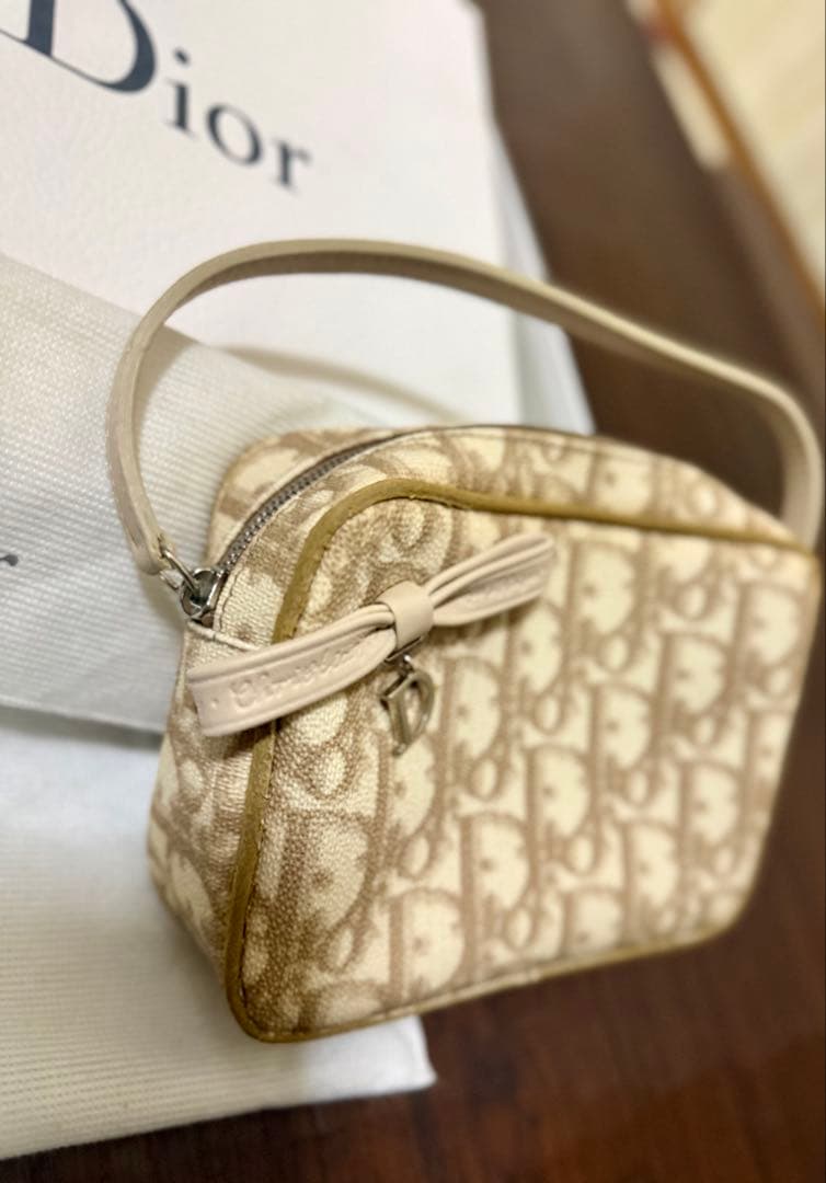 Dior トロッター柄 ポーチ