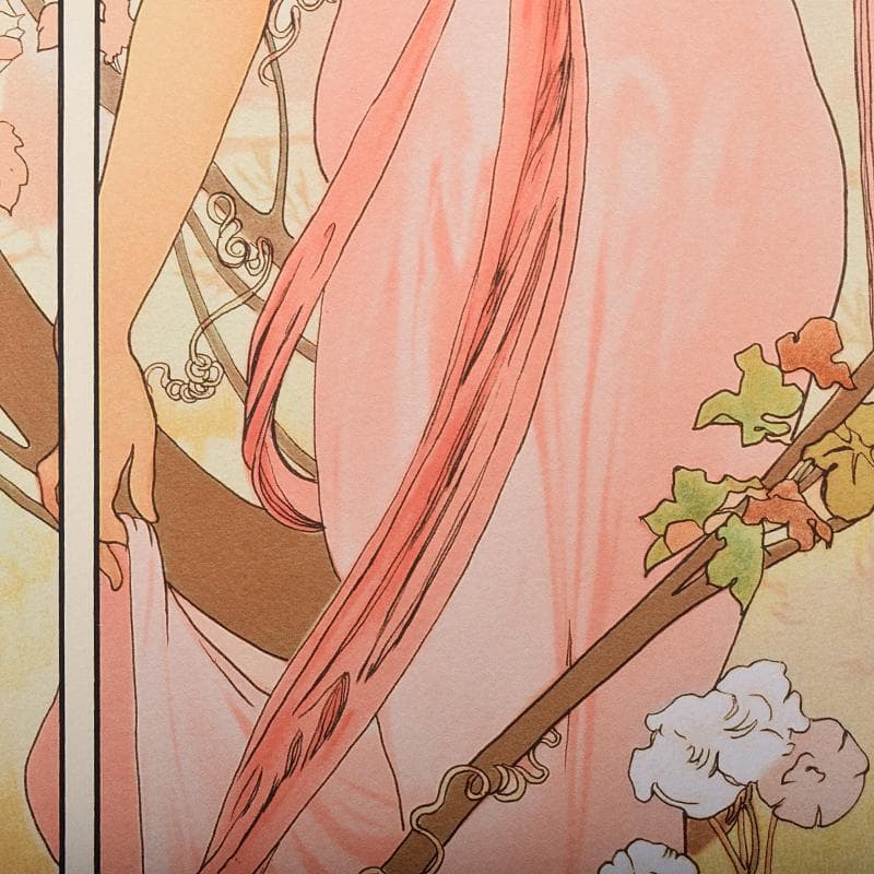 アルフォンス・ミュシャ　シャンパンホワイトスター　191/300　VR8696B