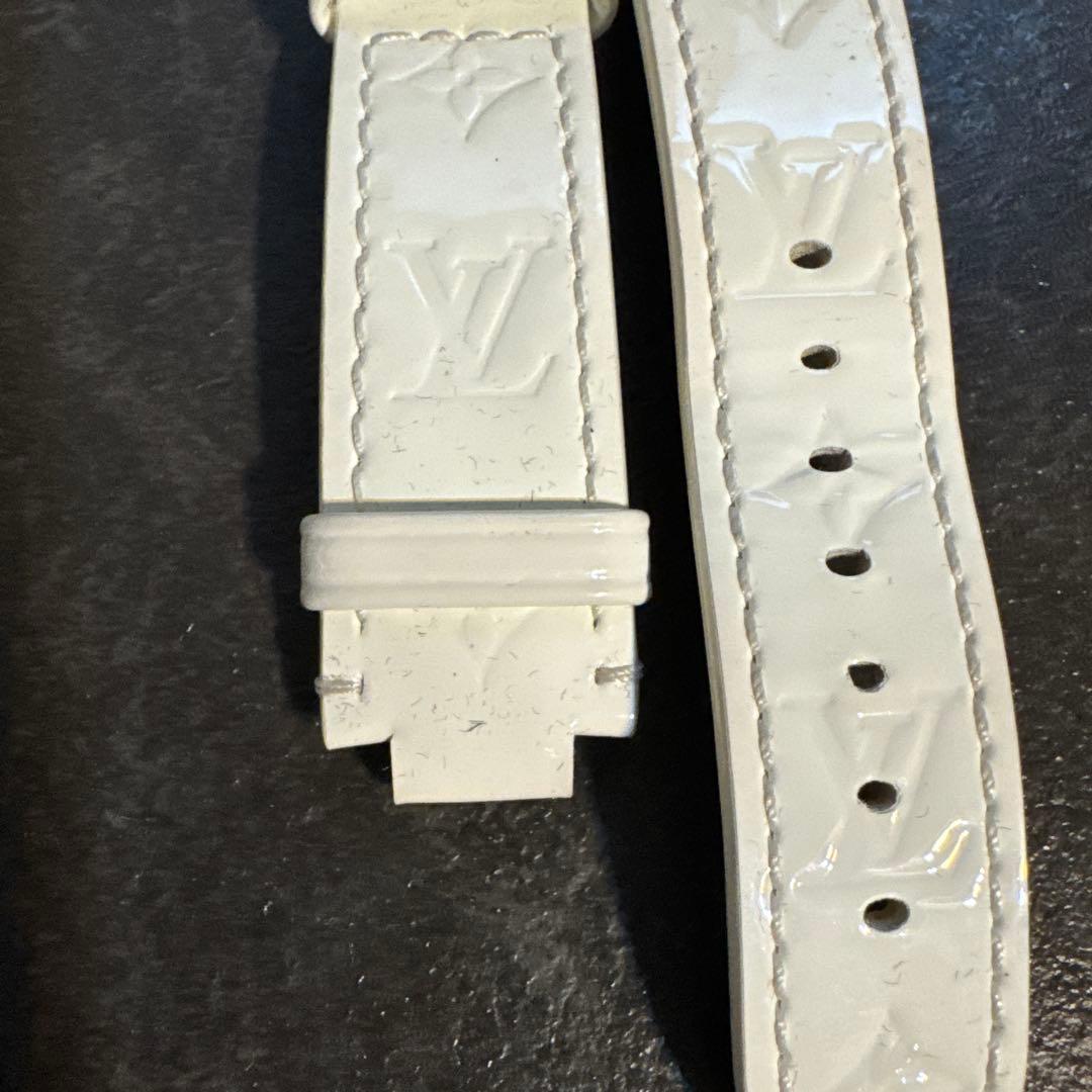 ルイ・ヴィトン ホワイトタンブール　純正レザーベルト