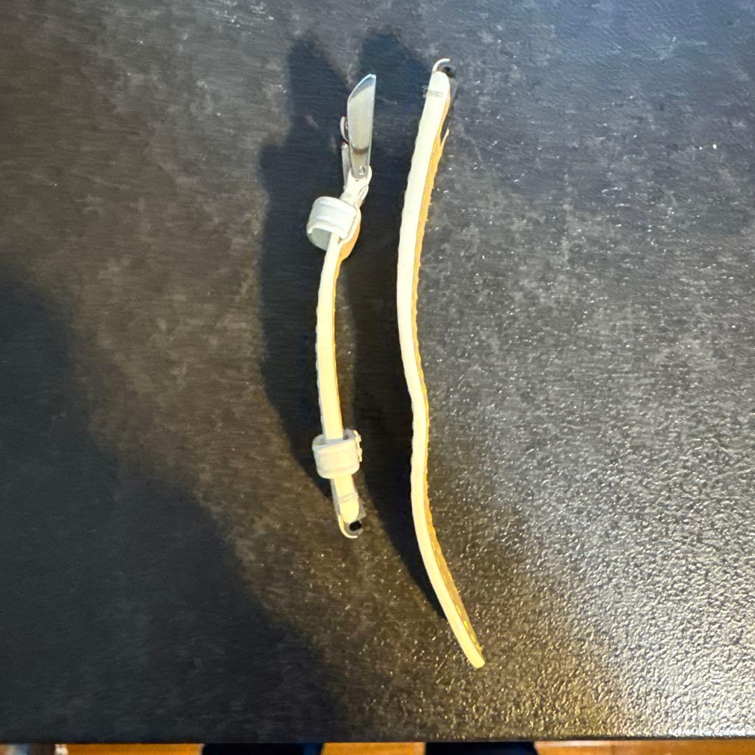 ルイ・ヴィトン ホワイトタンブール　純正レザーベルト