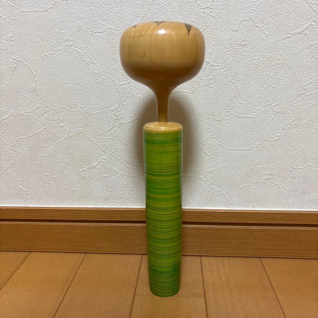 創作こけし　片瀬快平作品　「露草」KokeshiDoll