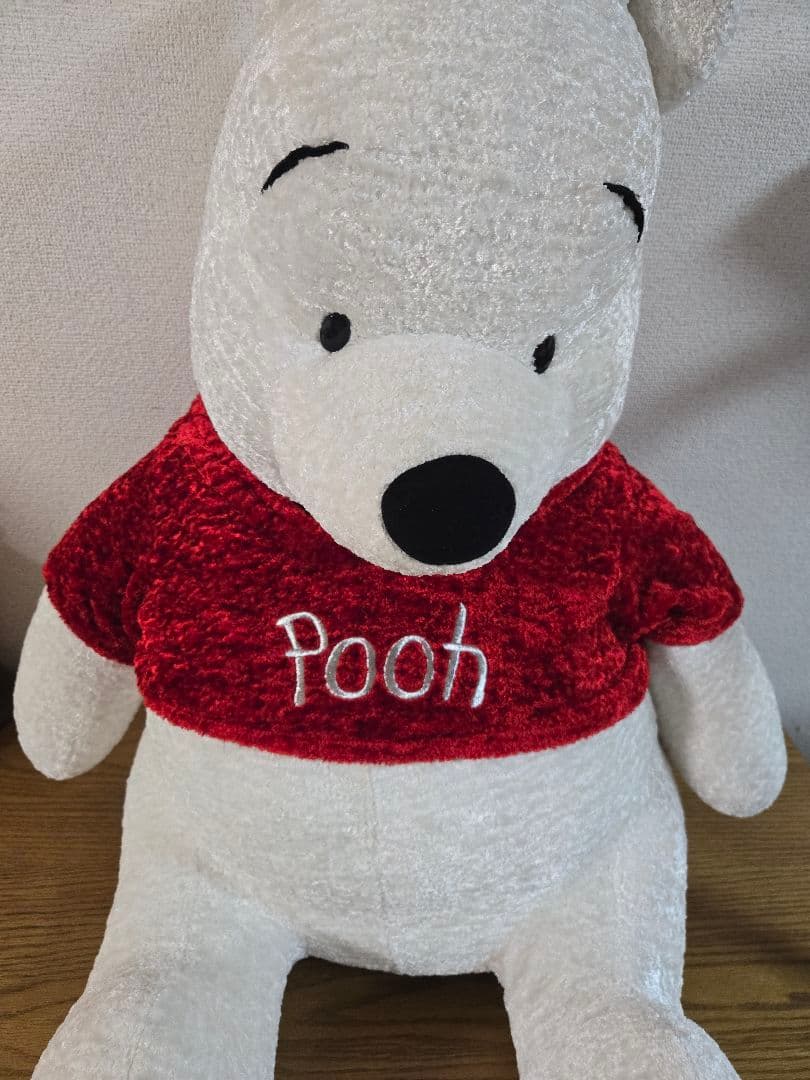 くまのプーさん　巨大ぬいぐるみホワイトプー　最終値下げ