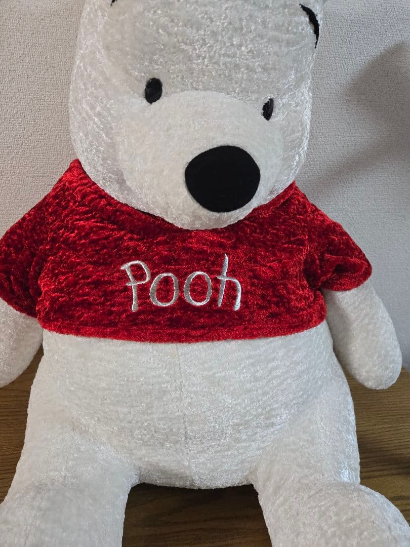 くまのプーさん　巨大ぬいぐるみホワイトプー　最終値下げ