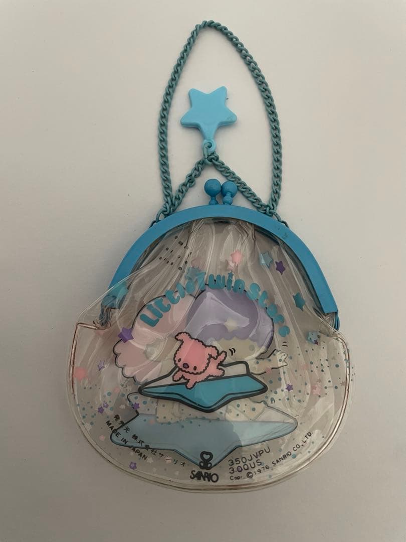 キキララ がま口　ケース　1976 サンリオ　レトロ　 リトルツインスターズ