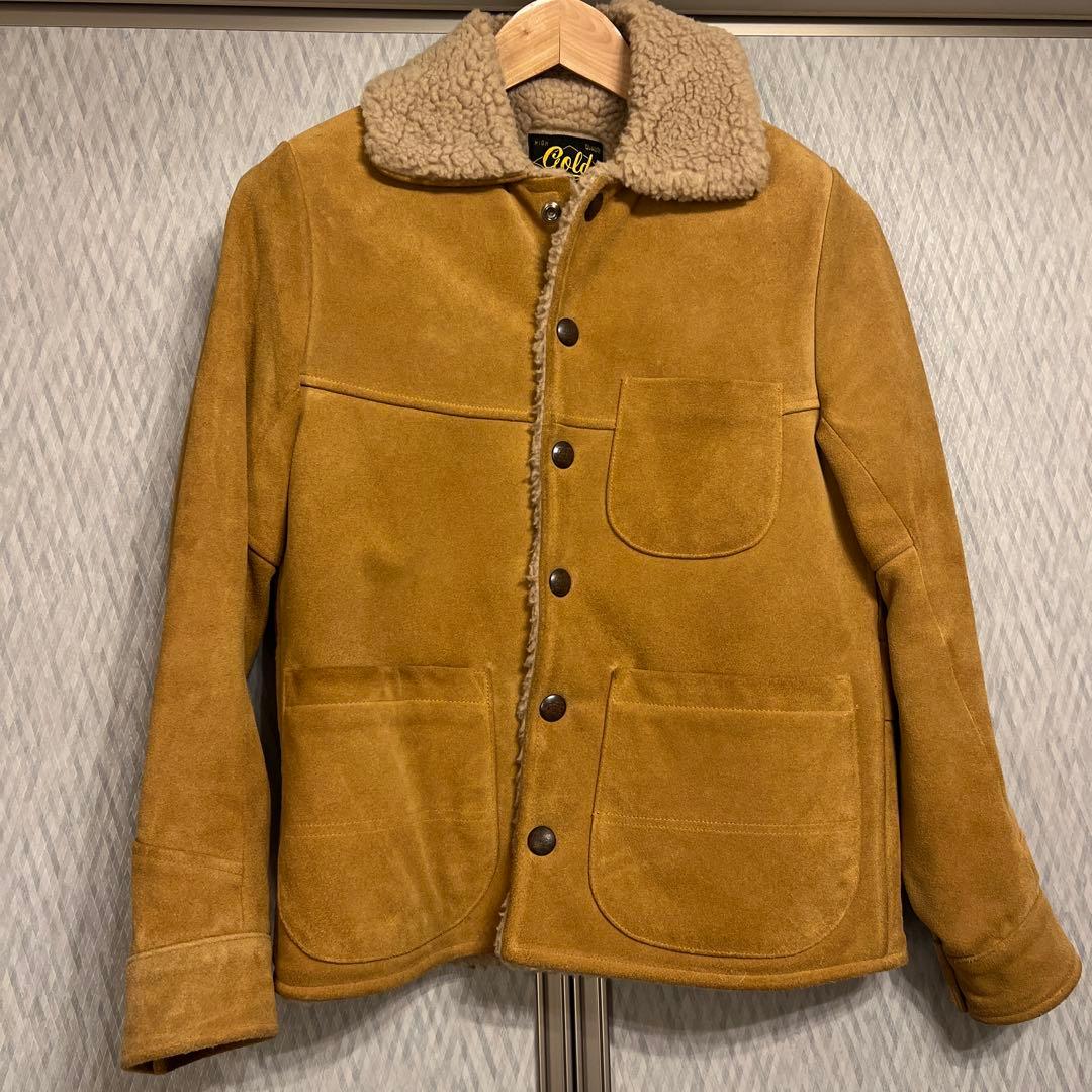 東洋エンタープライズ　GOLD スウェードボアジャケット