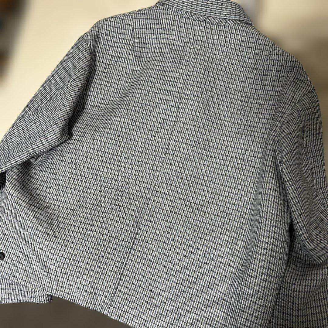 AURALEE ダブルフェイスチェックジップブルゾン サイズ3