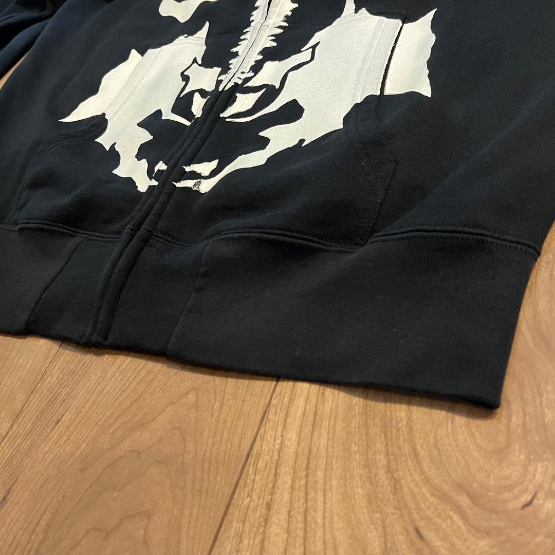 【極美品】BALZAC バルザック BONEパーカー XL ボーンパーカー 黒