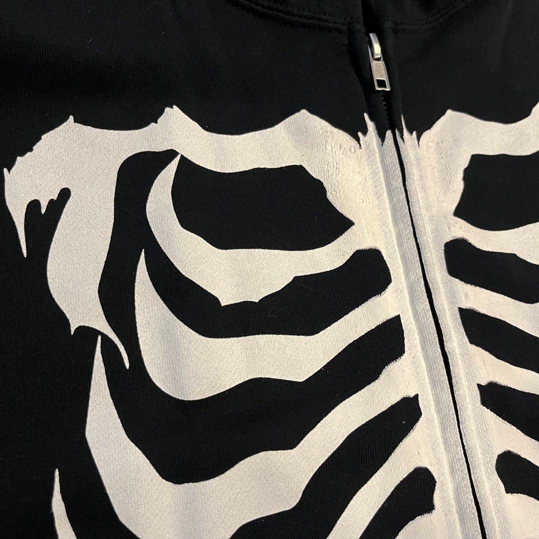 【極美品】BALZAC バルザック BONEパーカー XL ボーンパーカー 黒