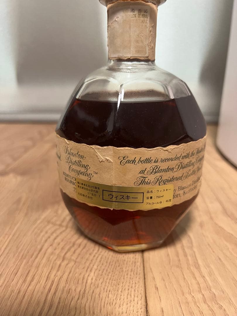 古酒Blanton's ウイスキー 馬のフィギュア付き