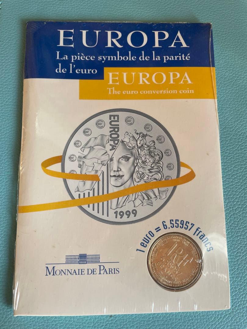 1999年 EU設立記念 銀貨 Monnaie de Paris パリ造幣局