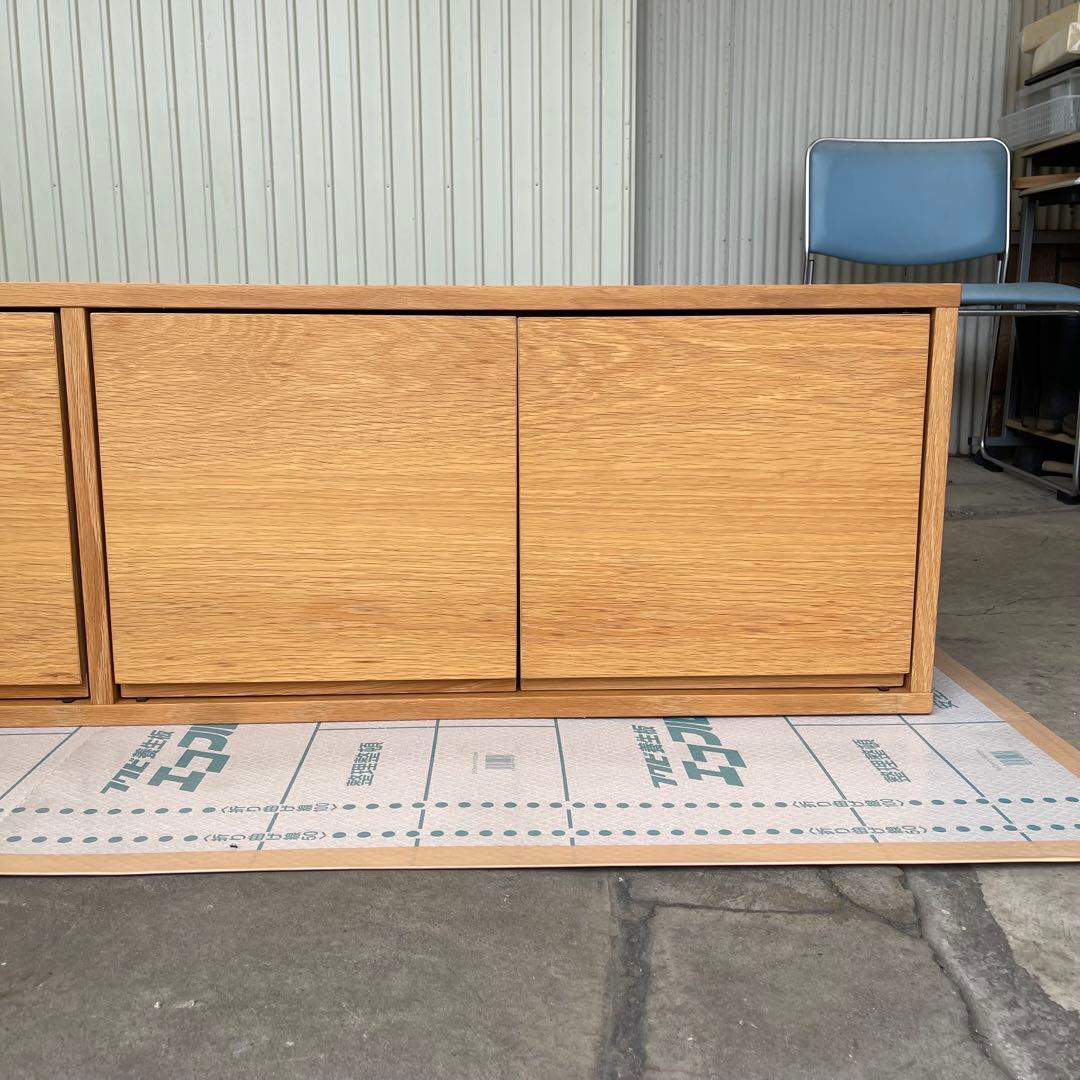 無印良品 スタッキングキャビネット テレビボード オーク材