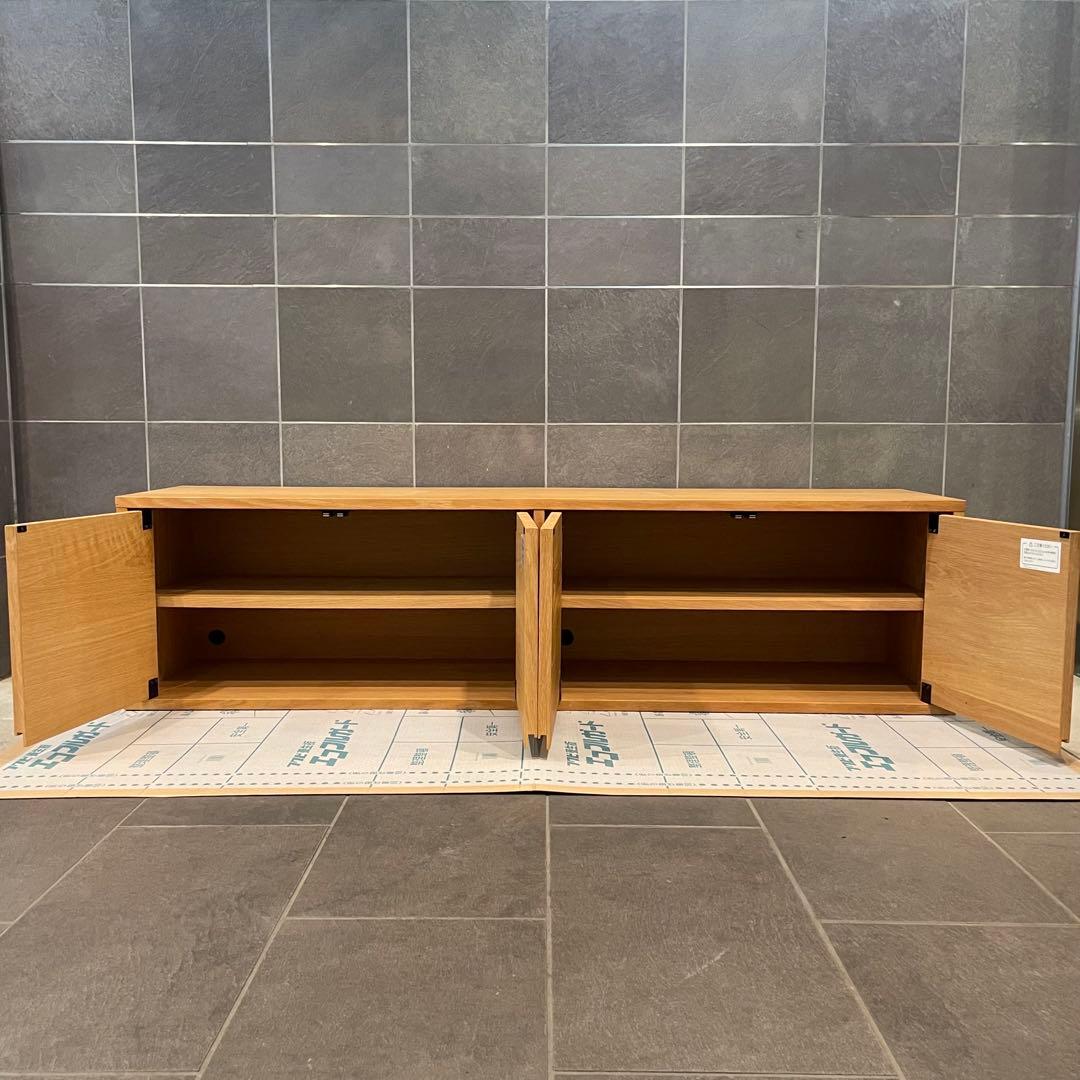 無印良品 スタッキングキャビネット テレビボード オーク材