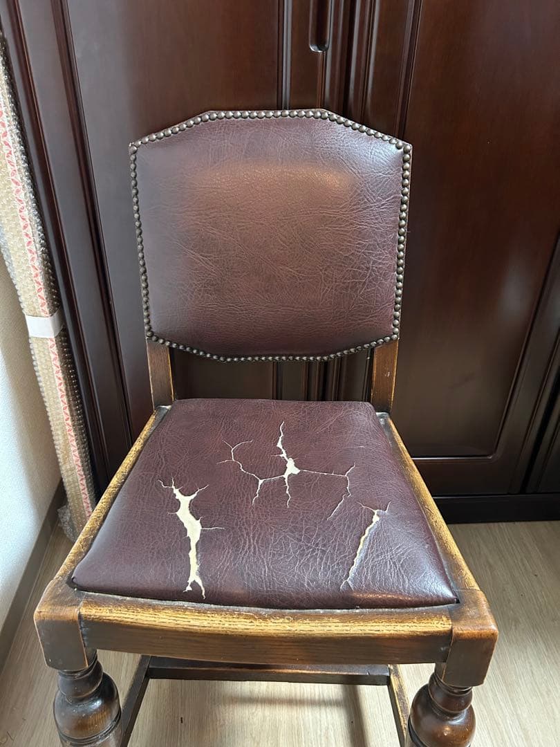 バルボスレッグ　椅子　イギリス　アンティーク