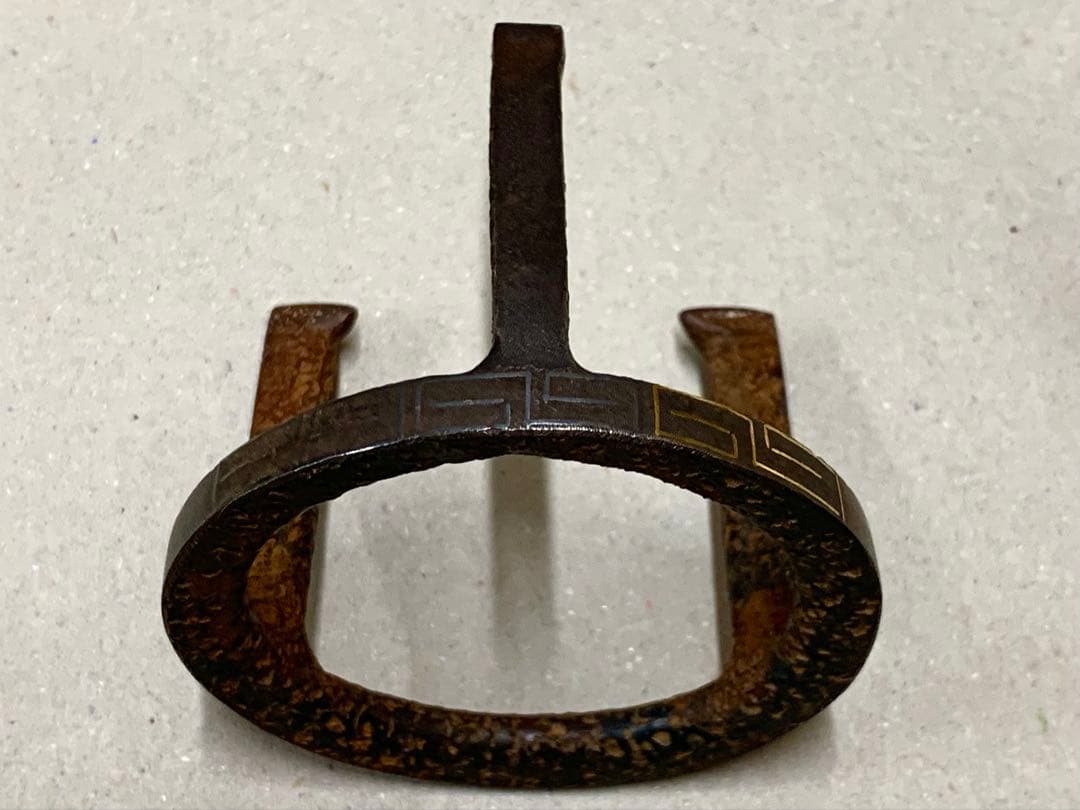 1080さま専用 釜師 和田美之助 金銀象嵌 五徳蓋置 茶道具 蓋置