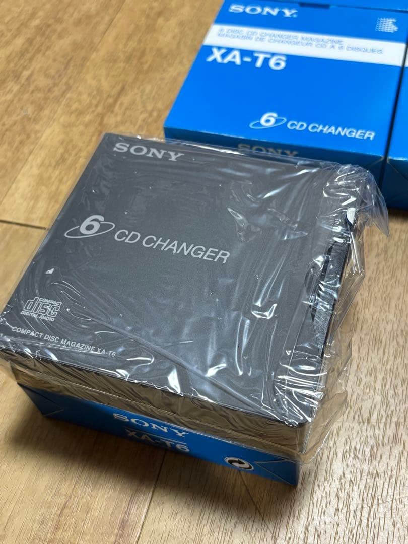 未使用 SONY 6連奏CDチェンジャー ディスクマガジン XA-T6 6個