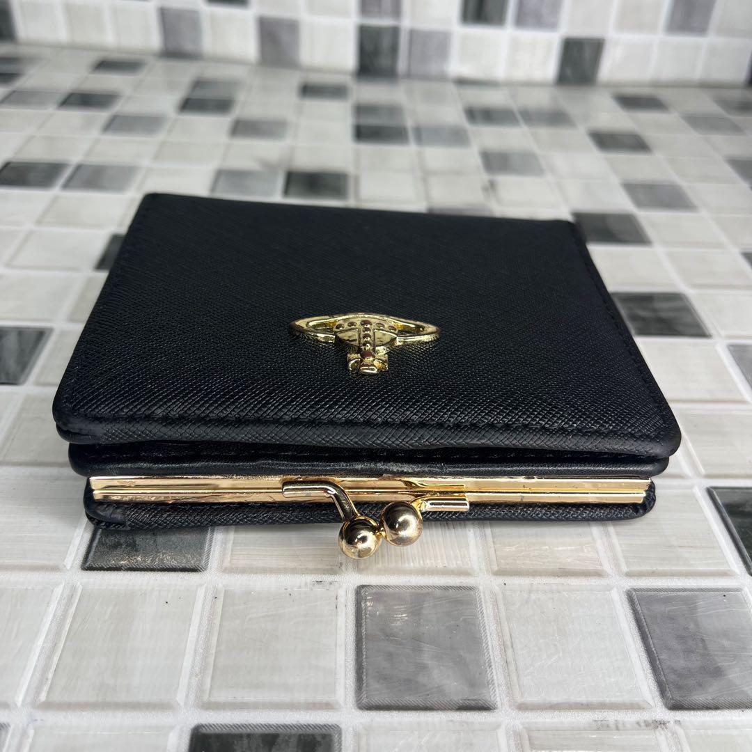 美品 Vivienne Westwood ヴィヴィアン がま口財布 二つ折り財布