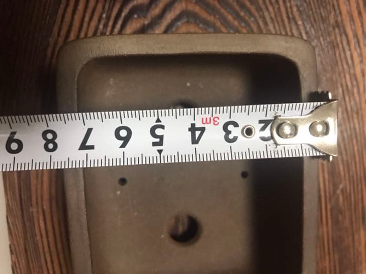 盆栽鉢　美品美山上品なミニ盆栽鉢小品盆栽鉢長方鉢山野草サボテン多肉植物植木鉢