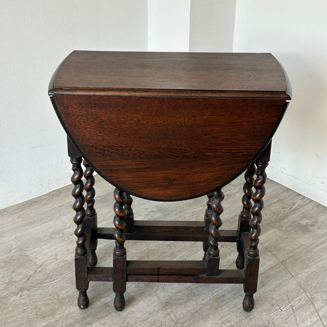 イギリス アンティーク家具 ゲートレッグテーブル 1930年頃 852A