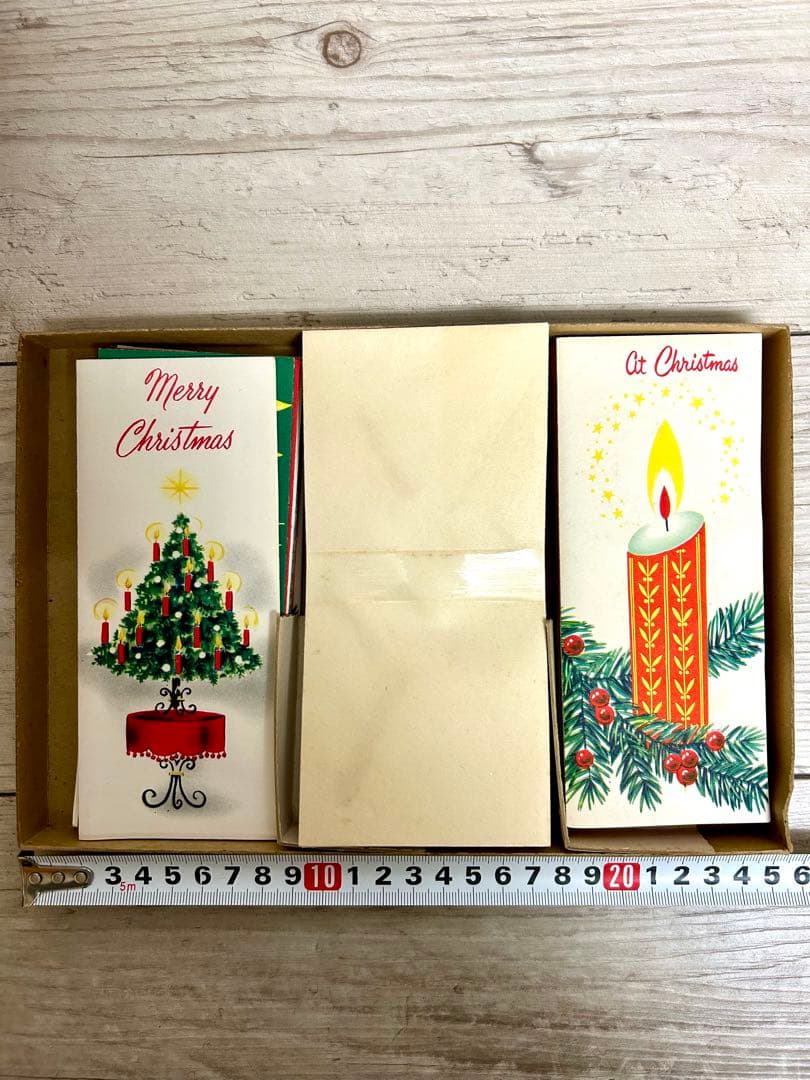 ⭐︎希少 50s USA未使用品 クリスマスカードセット ヴィンテージ