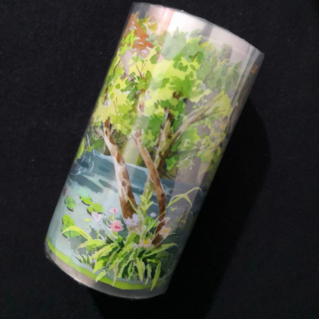 【8689】海外　マステ　5m巻売り　PETマスキングテープ　ジャングル　小動物