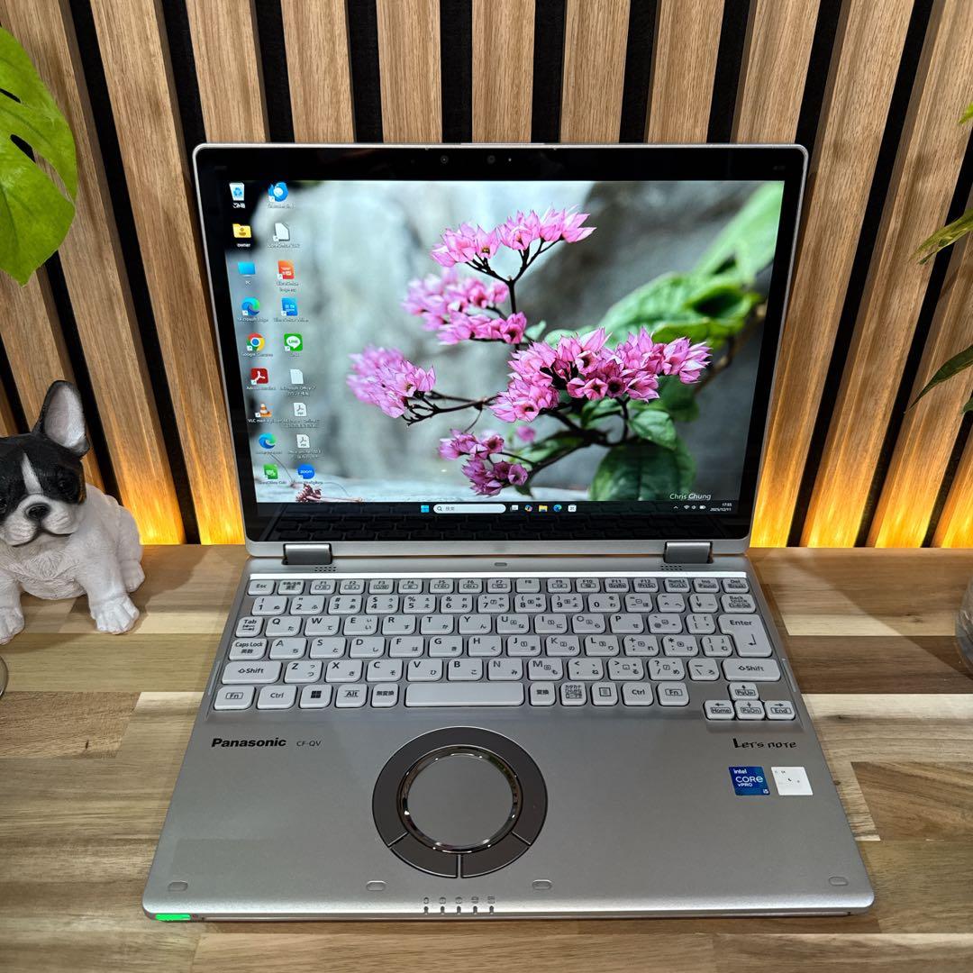 希少タッチパネル式‼️Let's note QV1☘LTE☘2in1ノートパソコン