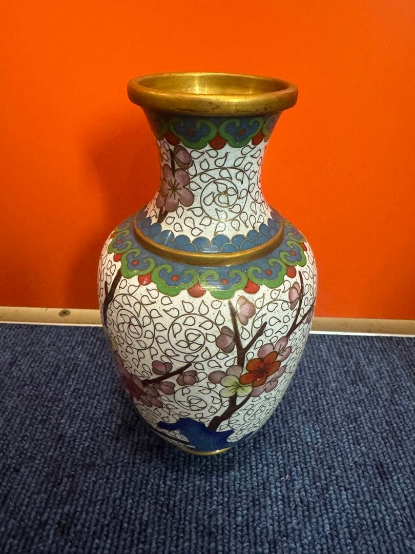 1851   七宝焼　景泰藍　花瓶5客