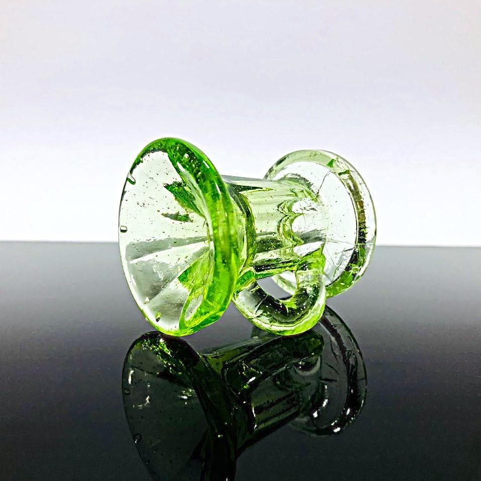 珍品 アイスクリームカップ型ペロ 大ペロ ペロペロ 氷コップ ウランガラス 戦前