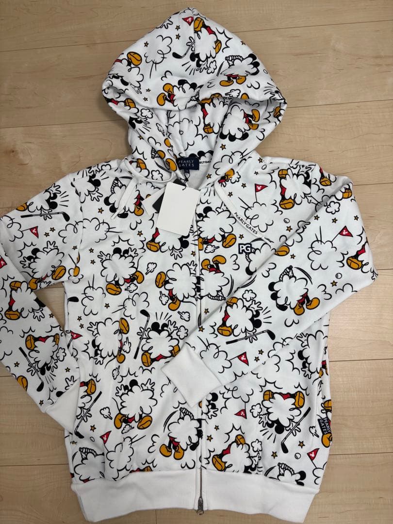PEARY GATES ミッキー柄フーディ