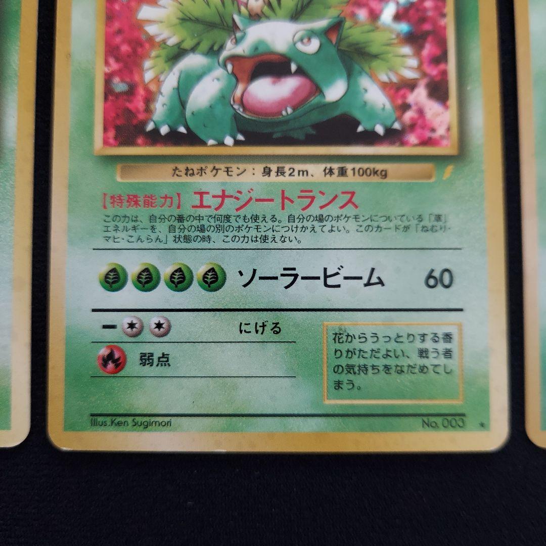 フシギバナ　旧裏　プロモーションカード　GB　イントロパック　3枚セット