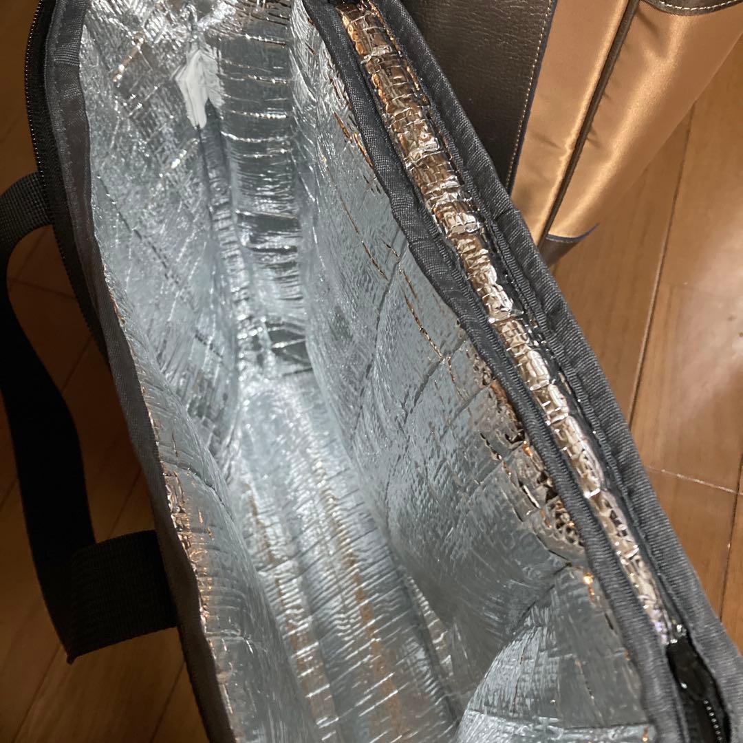 スワニー　ブラウン ナイロン キャリーケース　インナーバッグ付