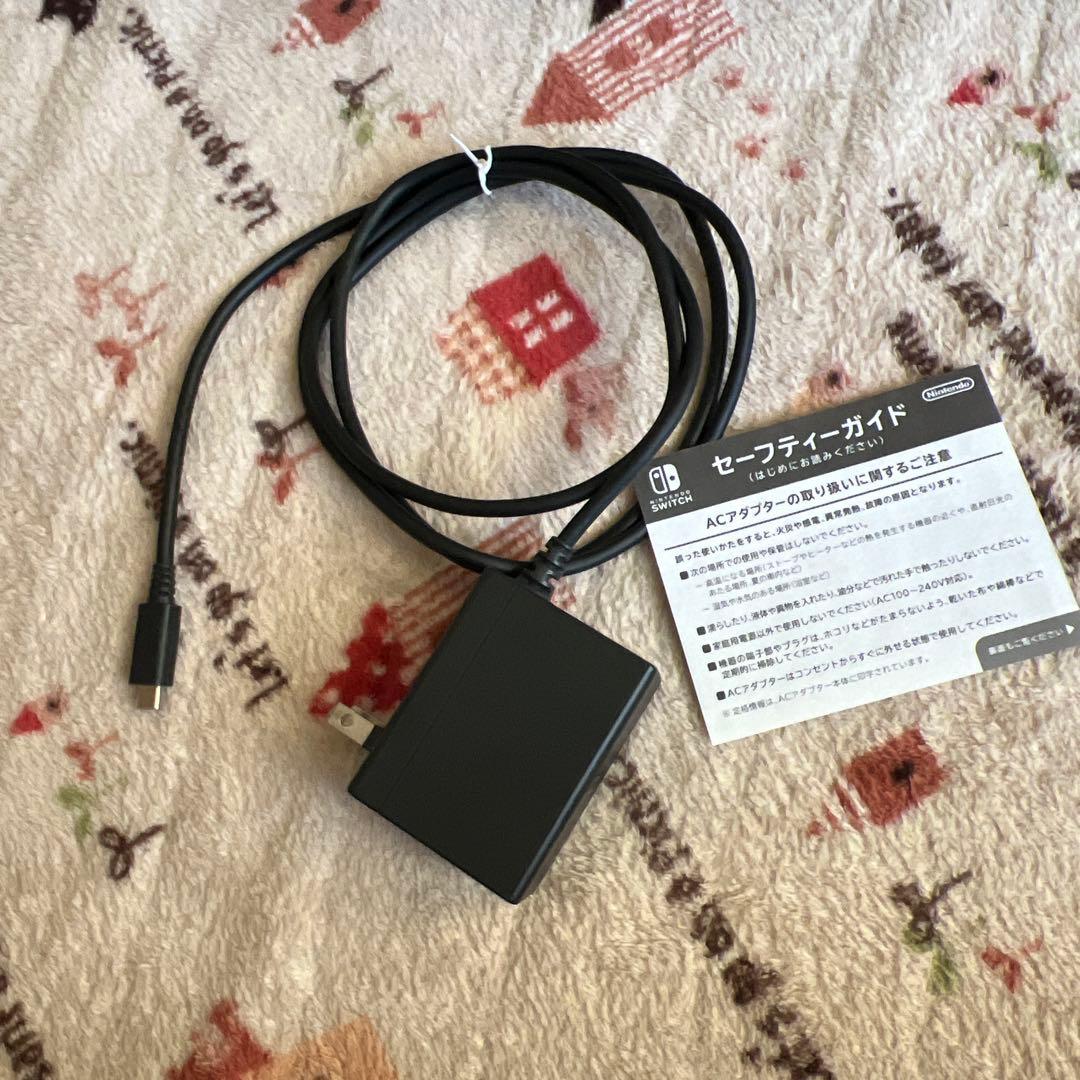 【傷あり】 Nintendo Switch 本体 ネオンブルー/レッド 付属品付