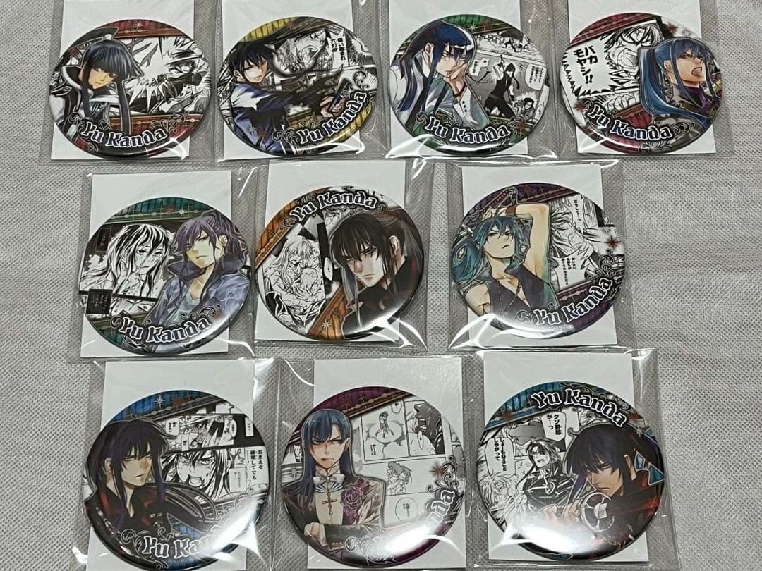 D.Gray-man Dグレ 原画展 コレクション缶バッジ 神田　全種