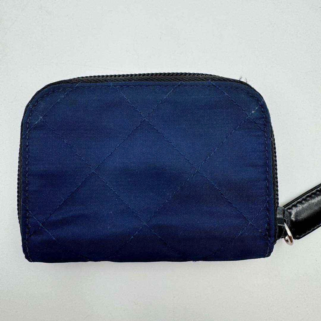 美品✨PRADA プラダ　ケース　ネイビー　キルティング　ナイロン