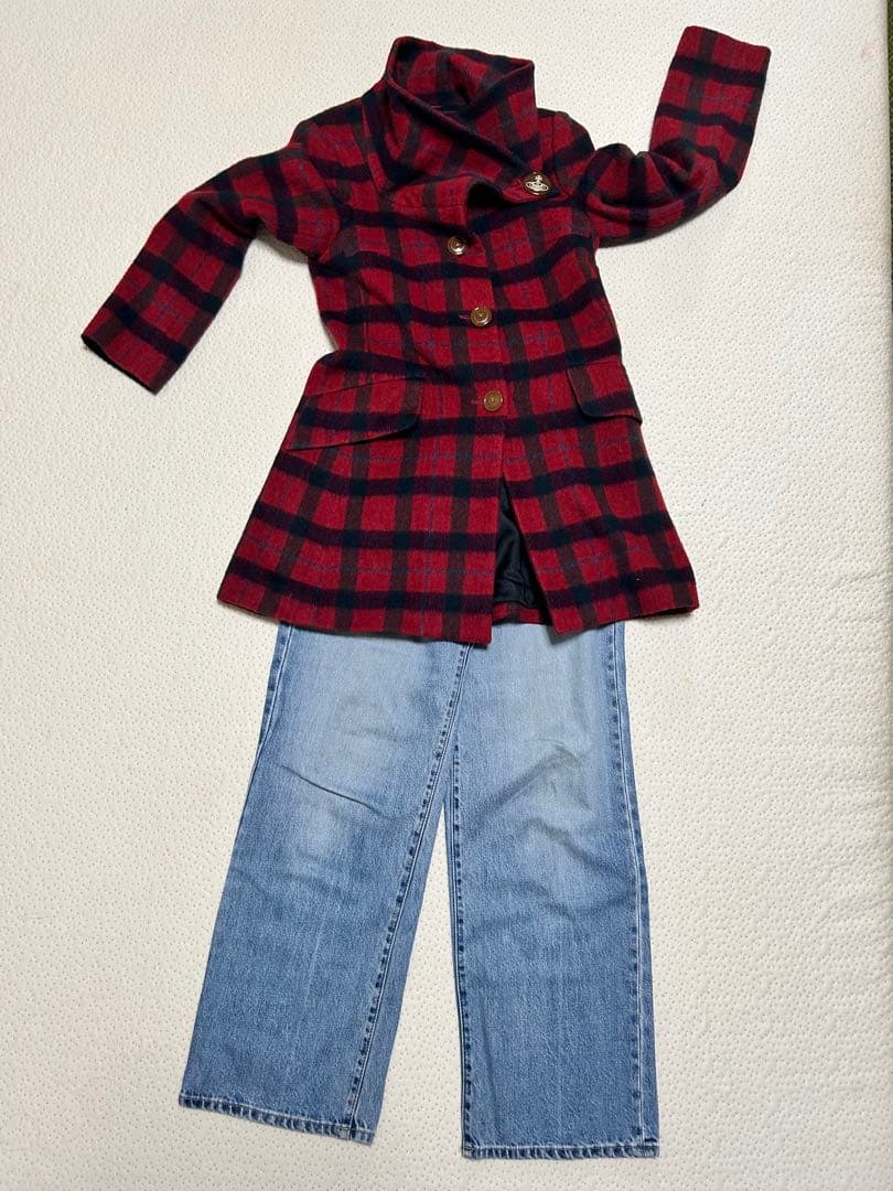 Vivienne Westwood RED LABEL コート 赤黒チェック