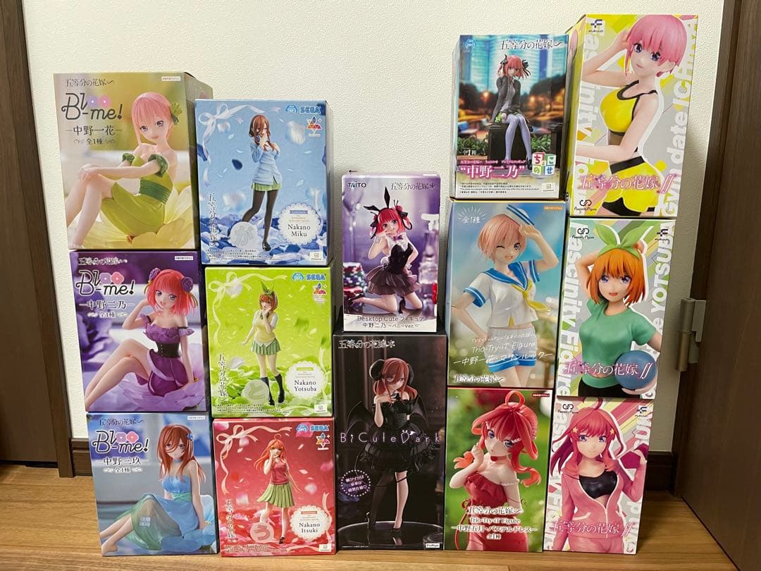 五等分の花嫁　フィギュアまとめ売り　14点セット