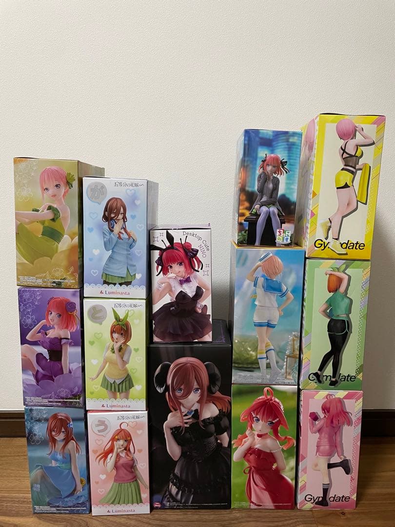 五等分の花嫁　フィギュアまとめ売り　14点セット