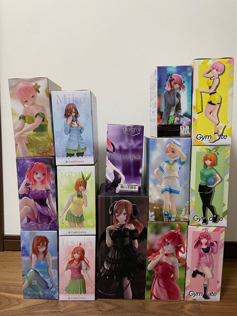 五等分の花嫁　フィギュアまとめ売り　14点セット