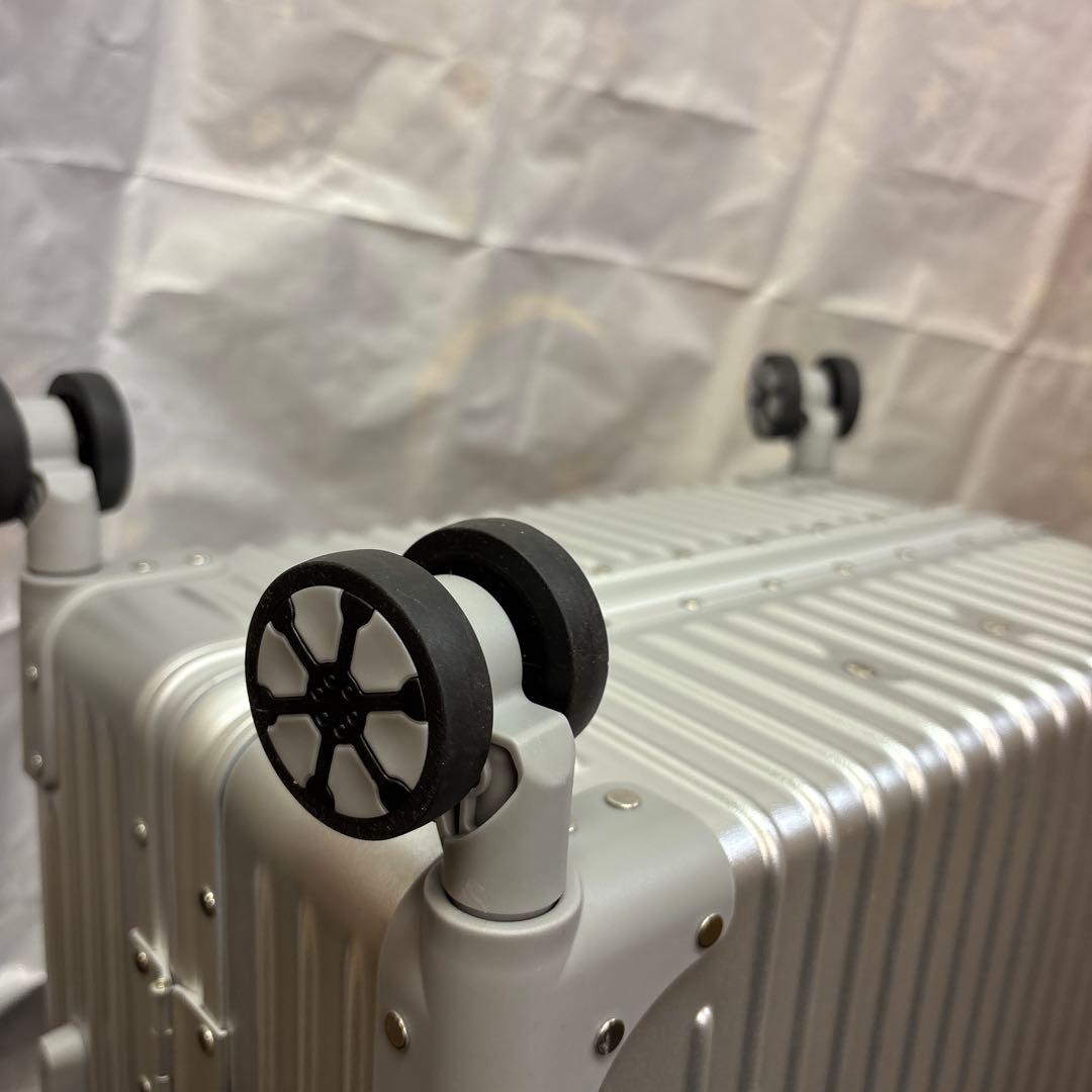 WanderMore スーツケース キャリーケース アルミフレーム シルバー