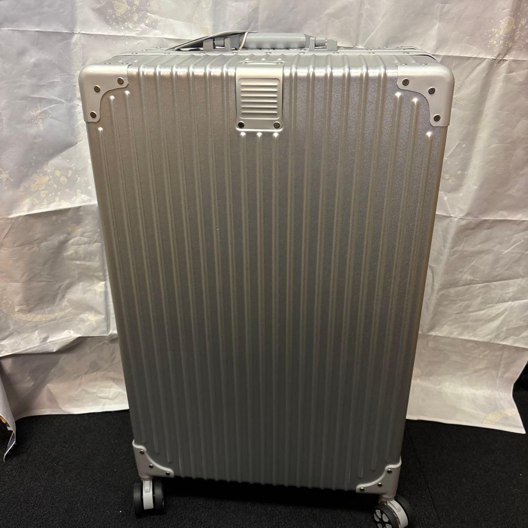 WanderMore スーツケース キャリーケース アルミフレーム シルバー