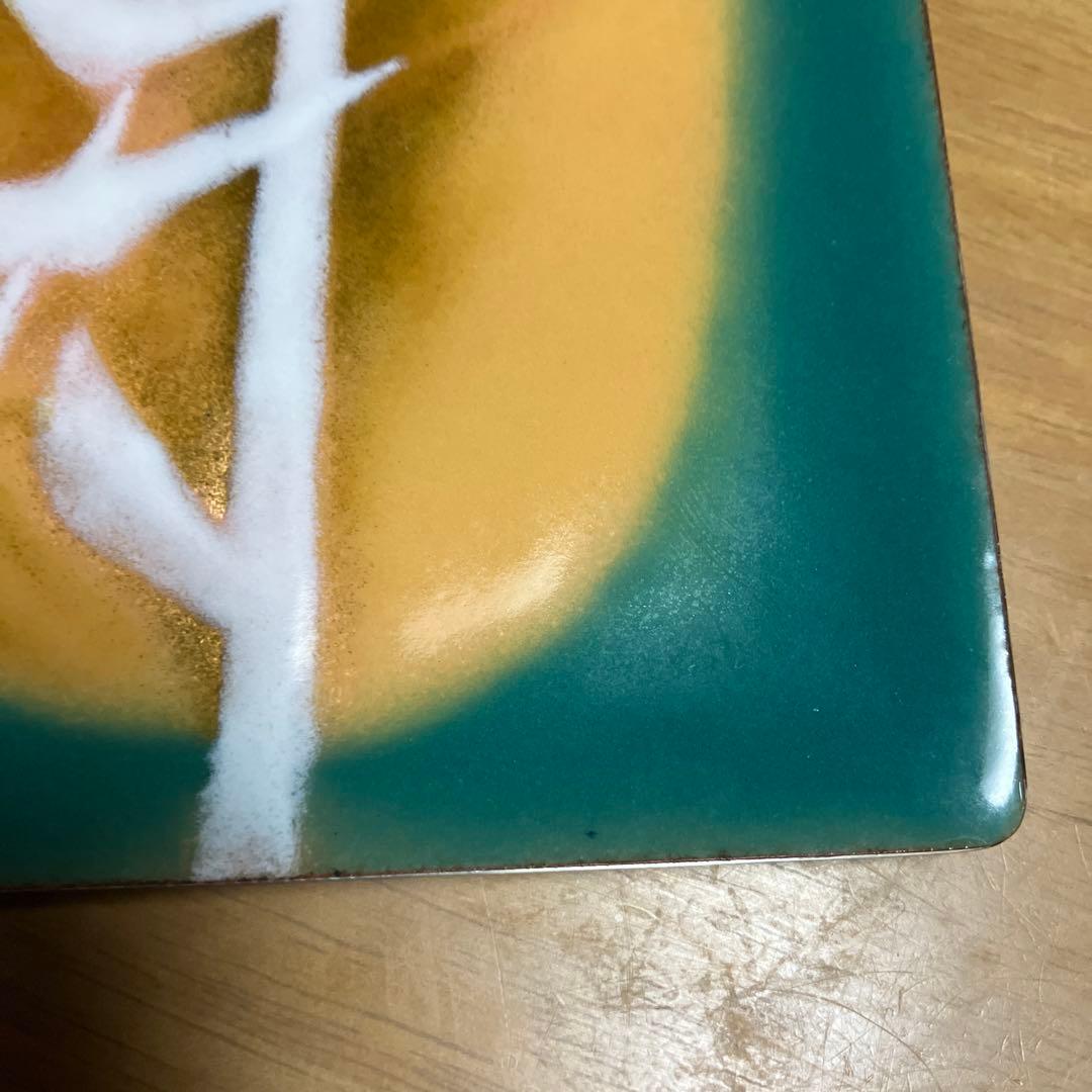 七宝焼菓子器　老舗「安藤七宝店」謹製