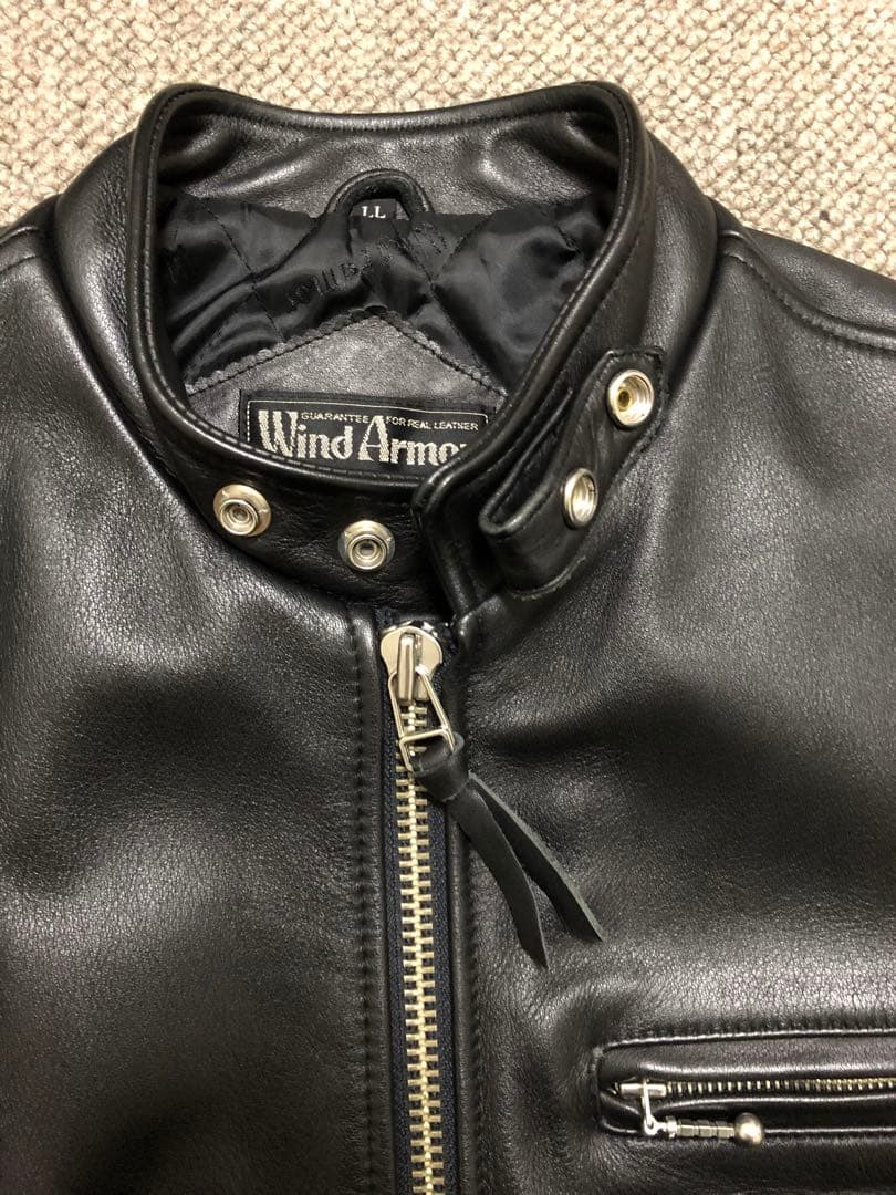 【美品】シングル ライダース ジャケット　L Lサイズ