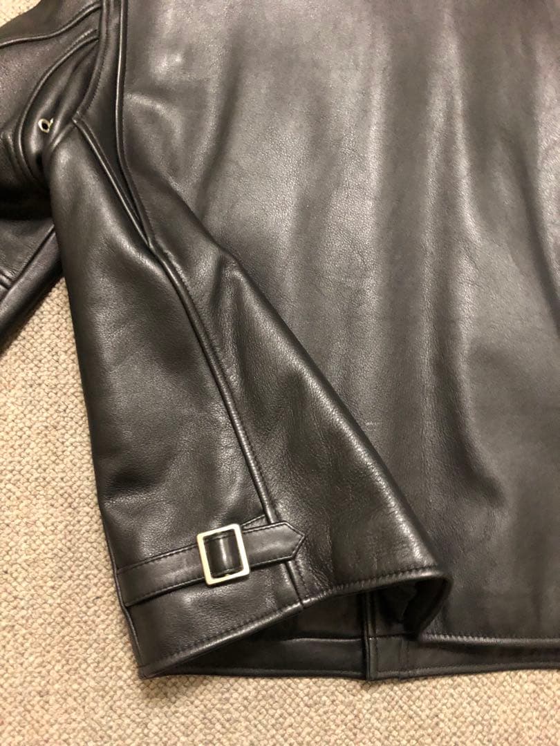 【美品】シングル ライダース ジャケット　L Lサイズ