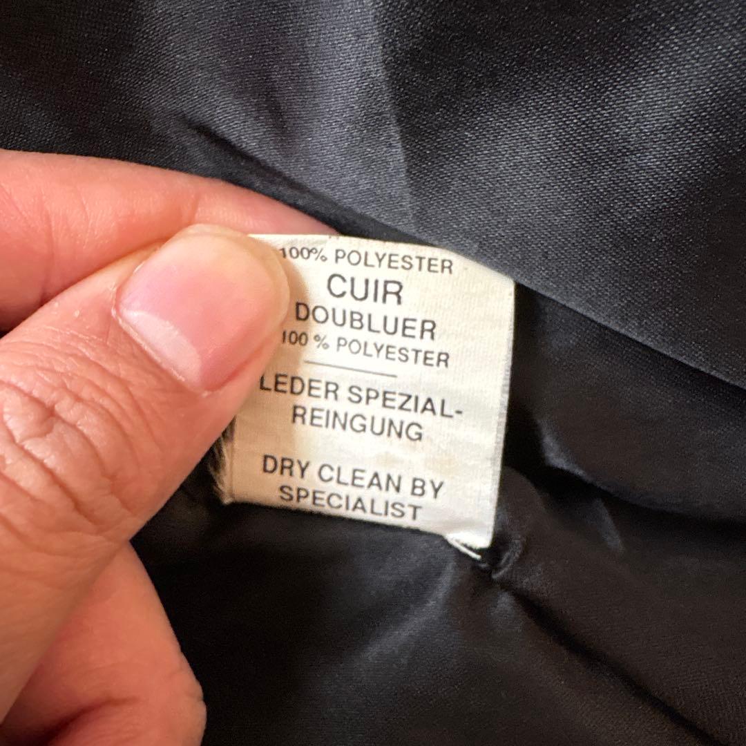 ナ*ホ様 ハーレー レザージャケット ライダース 本革 ブラック 黒 Harle