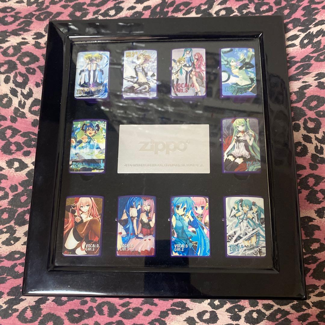 初音ミク　ボーカロイド　オイルライター　ジッポ風　セット　I