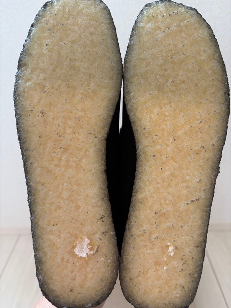 【試着1回のみ】クラークス　ワラビー　黒　UK7