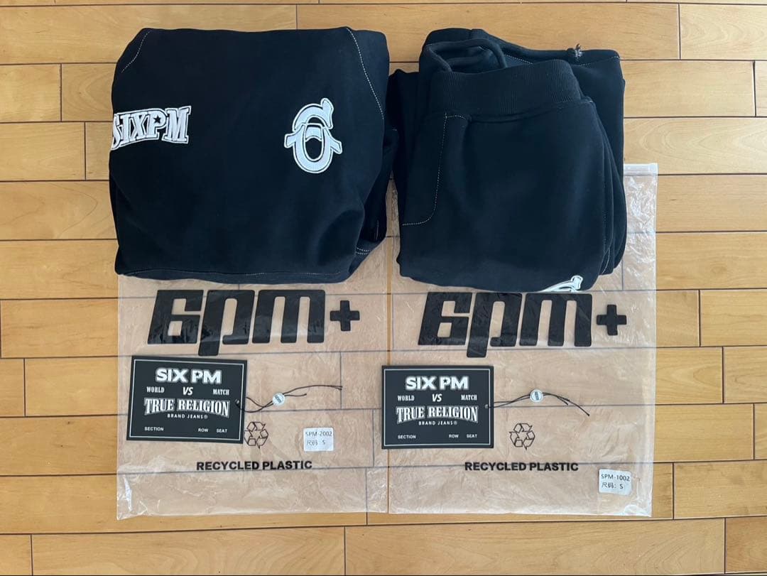 sixpm ture religion セットアップ ブラック sサイズ