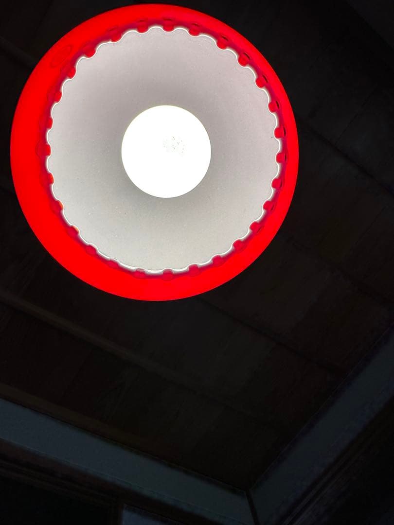 昭和レトロ　ペンダントライト　松下電工　ガラス　チューリップ　丸型　天井照明