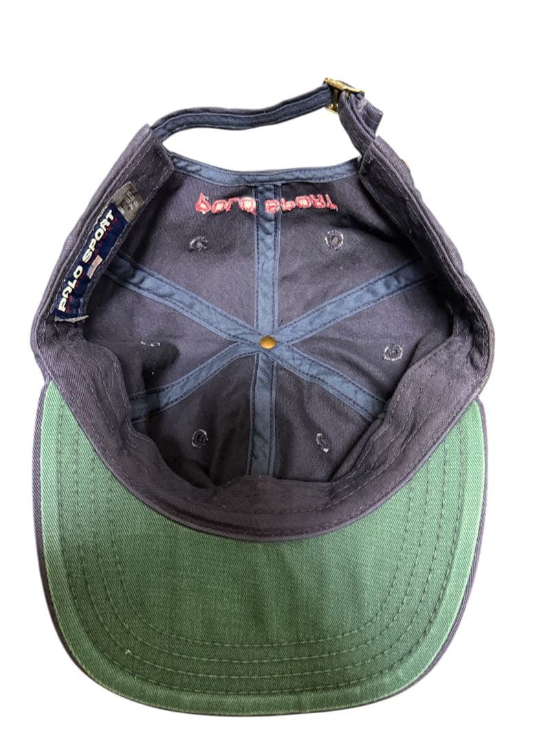 【希少USA製】ポロベア キャップ POLO RALPH LAUREN ネイビー