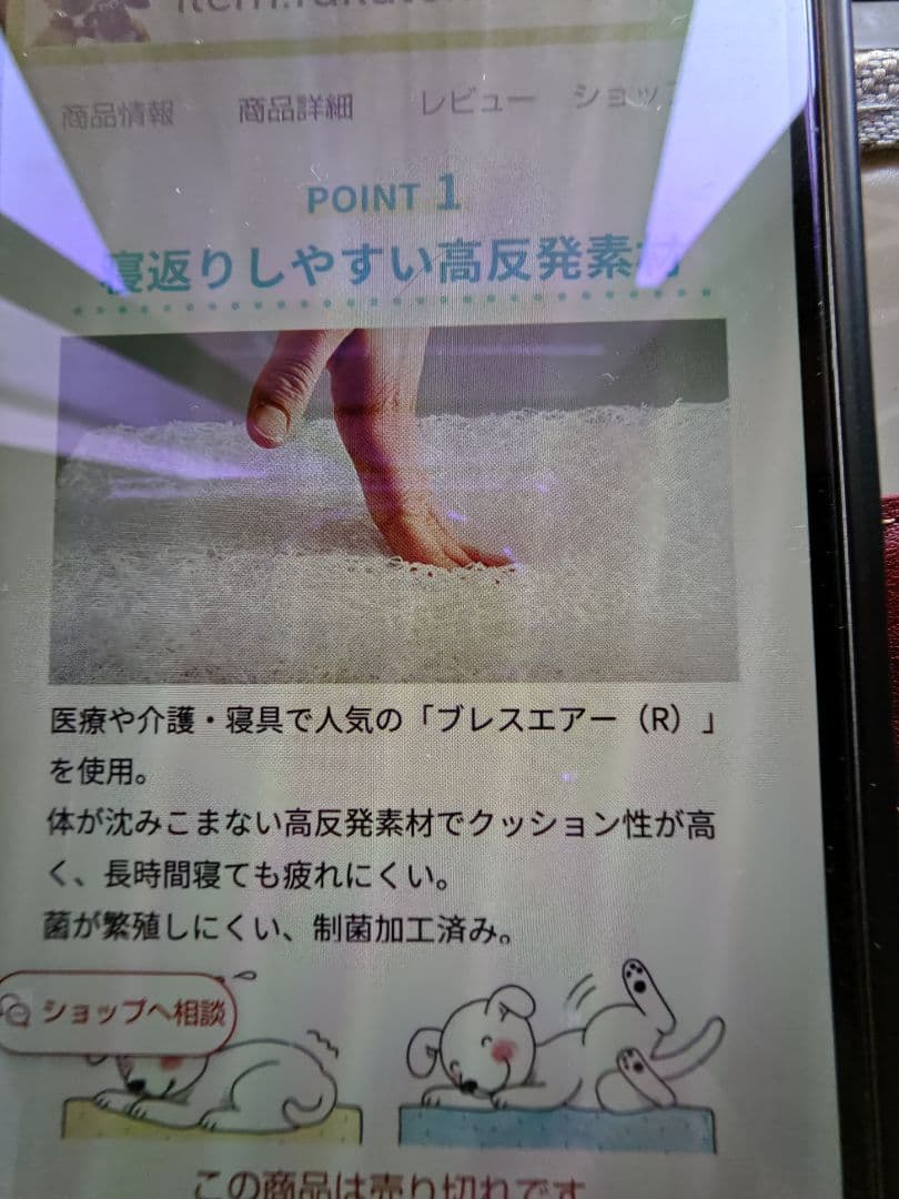 ペピイ　フィーヌエアマット　Lサイズ（シニア犬に快適）